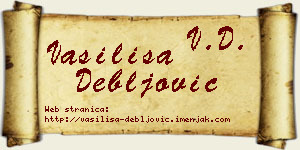 Vasilisa Debljović vizit kartica
